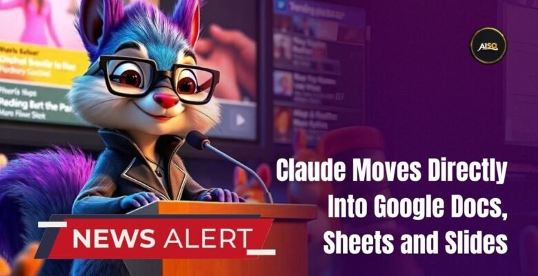 Claude Moves Directly Into Google Docs, Sheets and Slides